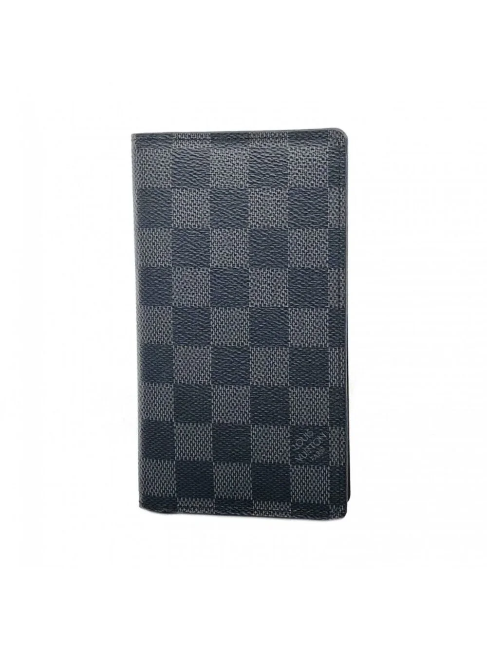 Louis Vuitton Notebook Cover Damier Graphite Agenda Posh Black